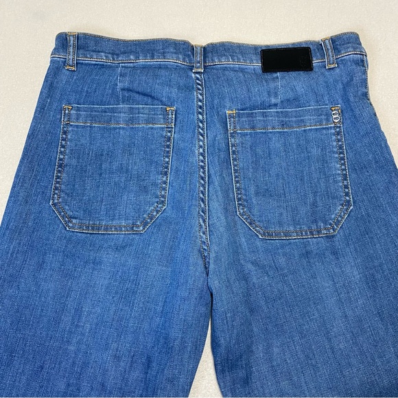 OTTOD'AME Flared Sailor Jeans Blue Size 28 - Picture 11 of 16
